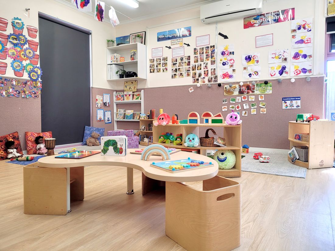 A nursery learning space at Donvale ELC